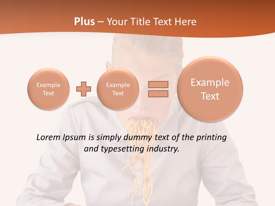 People Food Restaurant PowerPoint Template