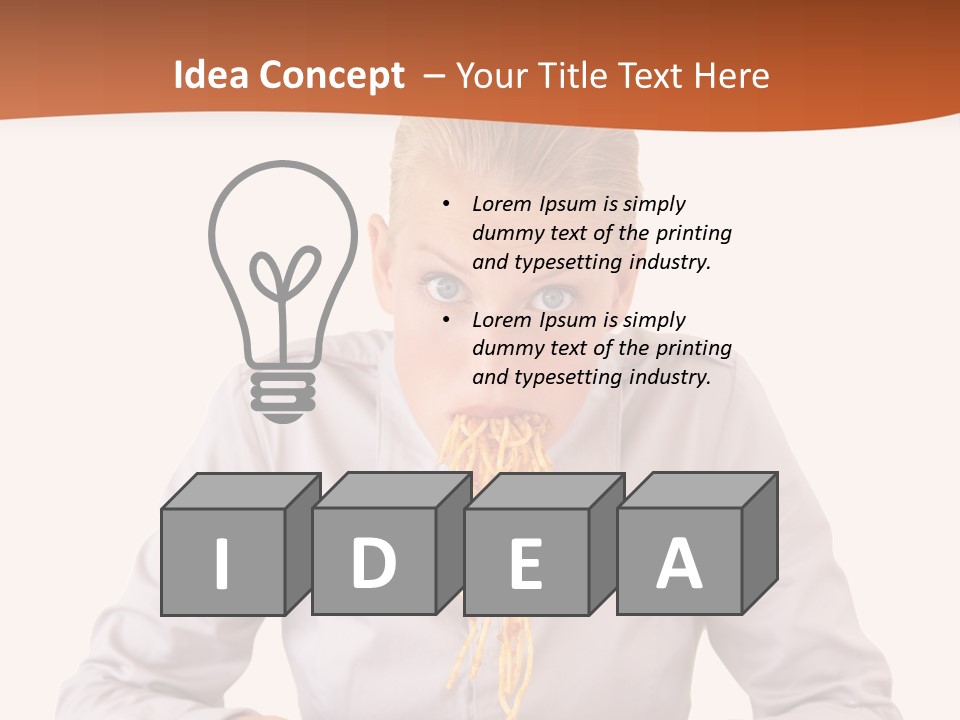 People Food Restaurant PowerPoint Template