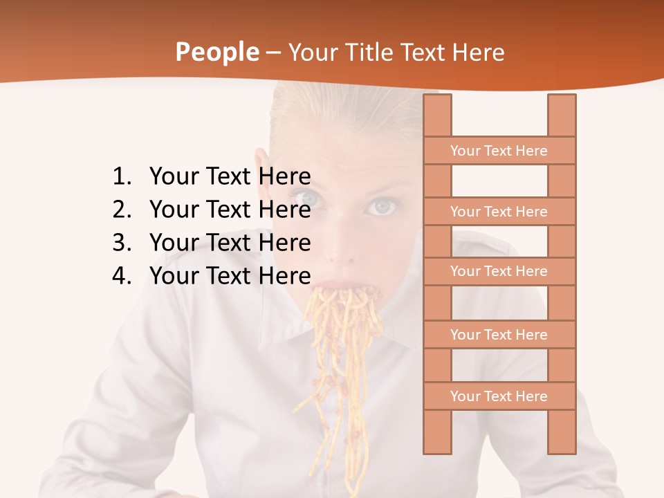 People Food Restaurant PowerPoint Template