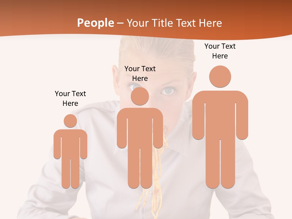 People Food Restaurant PowerPoint Template