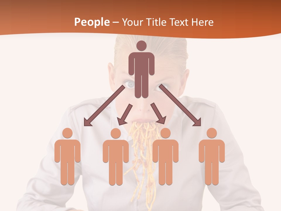 People Food Restaurant PowerPoint Template