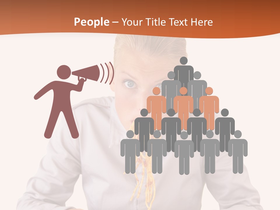 People Food Restaurant PowerPoint Template