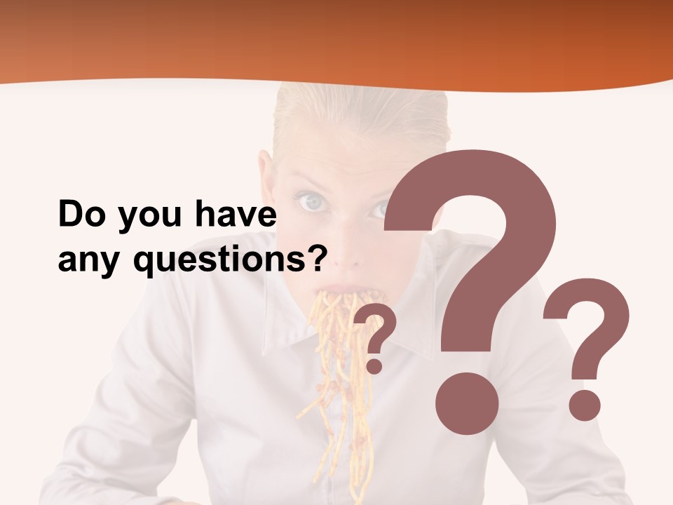 People Food Restaurant PowerPoint Template