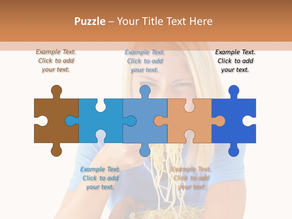 Attractive Overconsumption Spaghetti PowerPoint Template