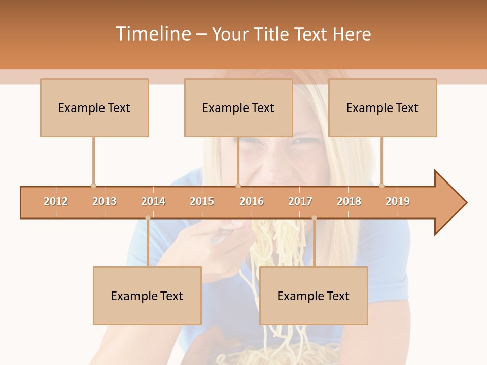 Attractive Overconsumption Spaghetti PowerPoint Template