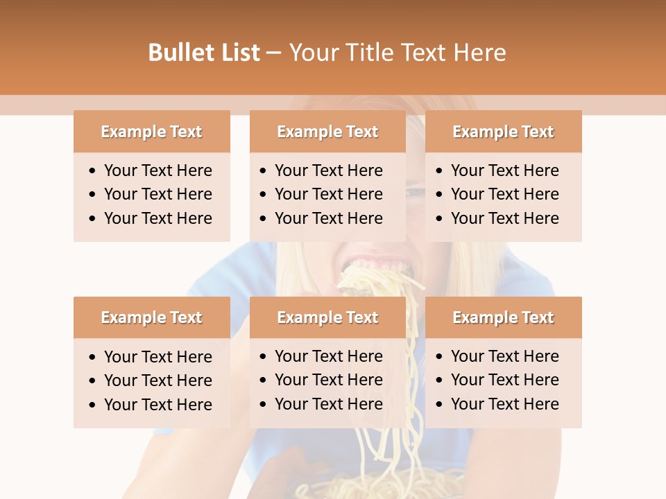 Attractive Overconsumption Spaghetti PowerPoint Template