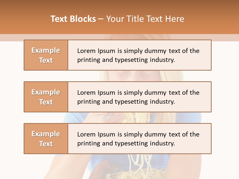 Attractive Overconsumption Spaghetti PowerPoint Template