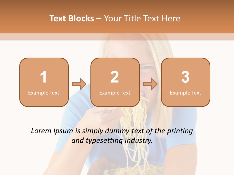 Attractive Overconsumption Spaghetti PowerPoint Template