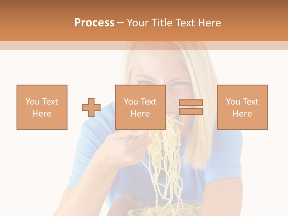 Attractive Overconsumption Spaghetti PowerPoint Template