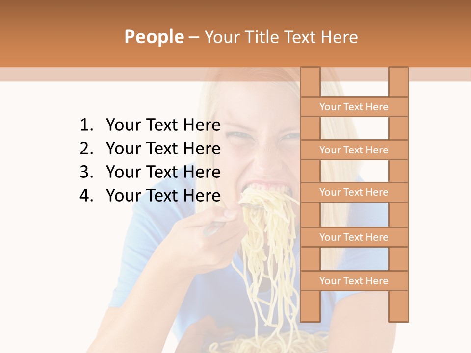 Attractive Overconsumption Spaghetti PowerPoint Template