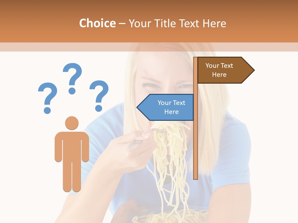 Attractive Overconsumption Spaghetti PowerPoint Template
