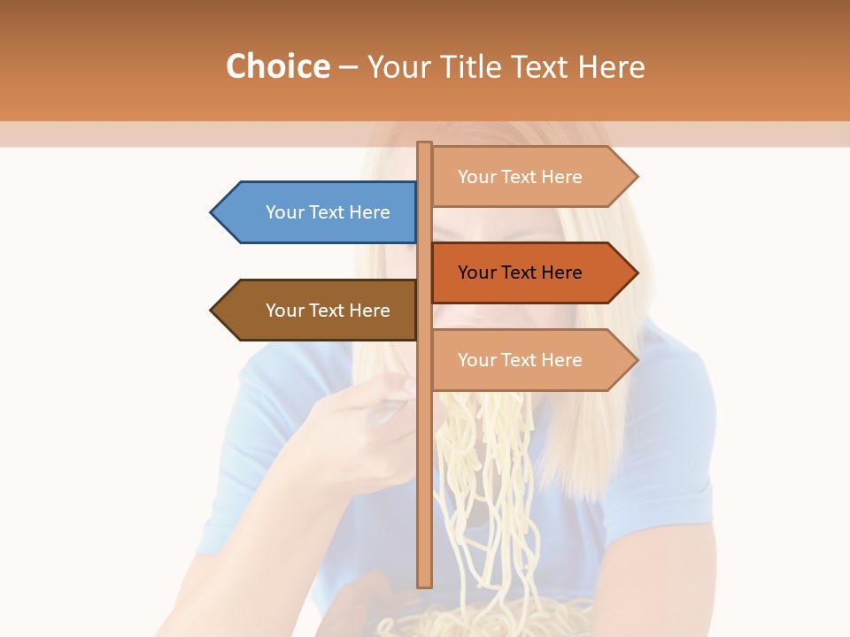 Attractive Overconsumption Spaghetti PowerPoint Template