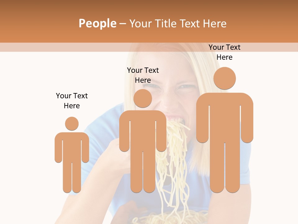 Attractive Overconsumption Spaghetti PowerPoint Template