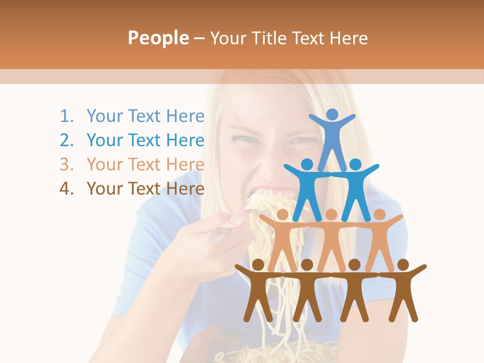 Attractive Overconsumption Spaghetti PowerPoint Template