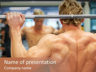 Training Weights Fitness PowerPoint Template