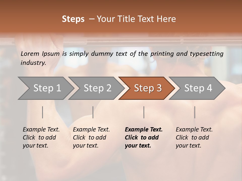 Training Weights Fitness PowerPoint Template
