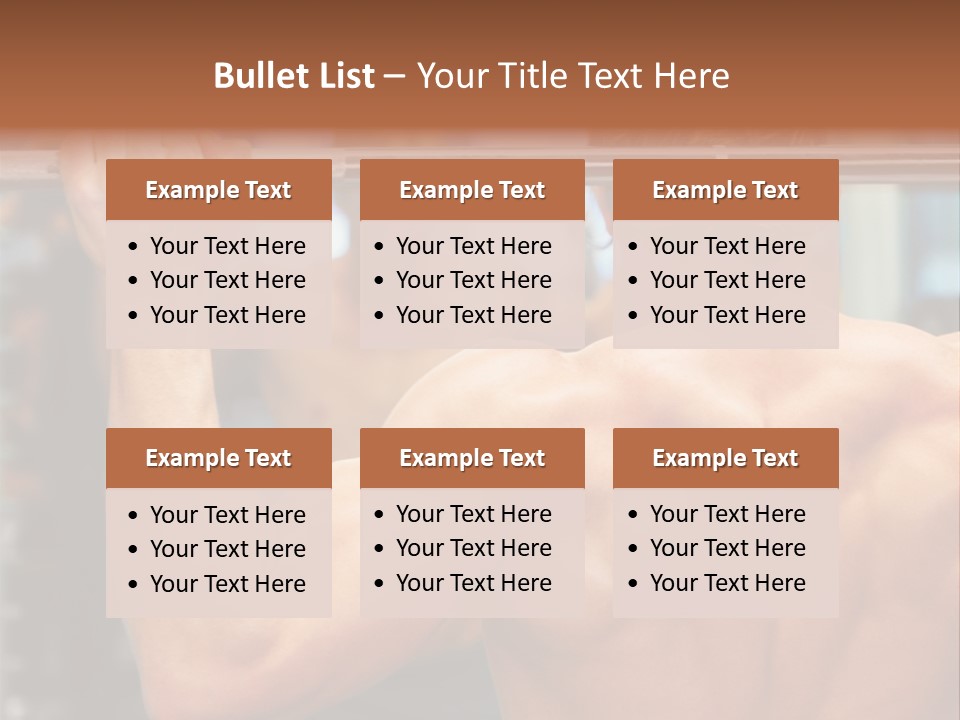 Training Weights Fitness PowerPoint Template
