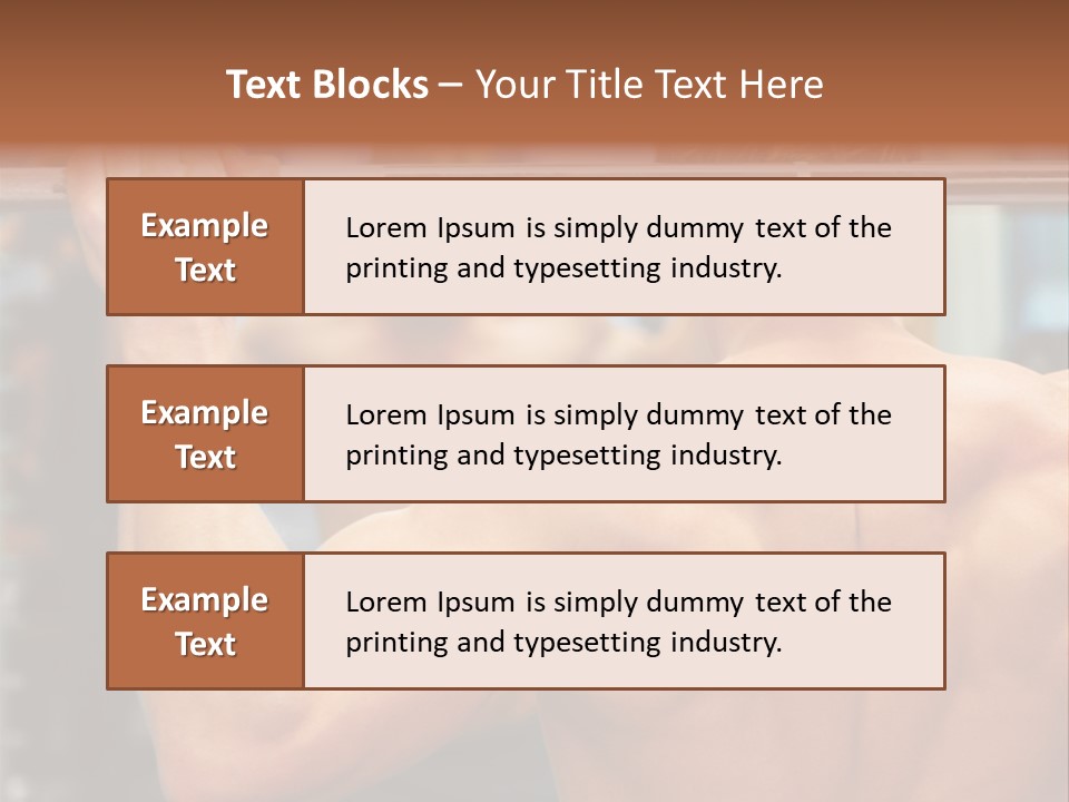 Training Weights Fitness PowerPoint Template