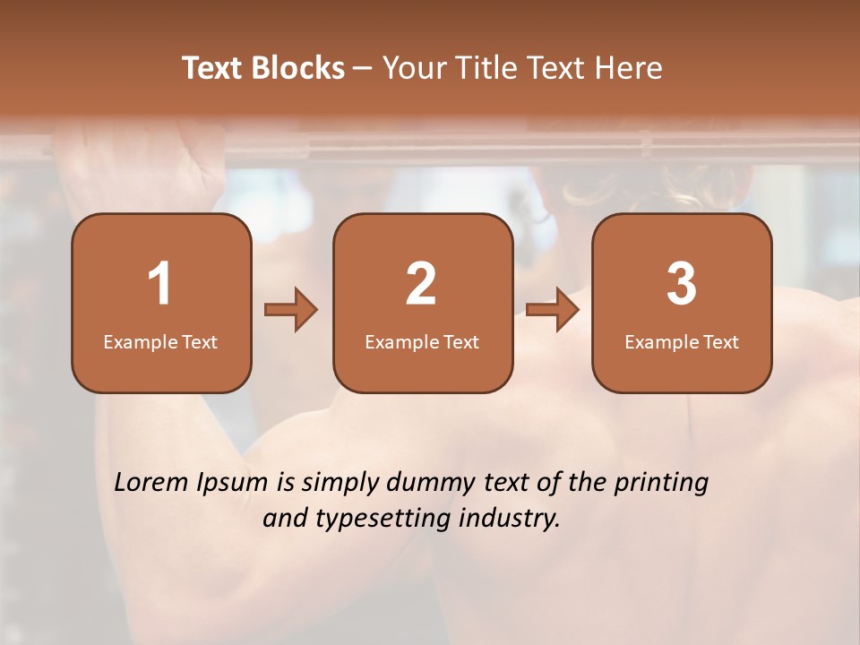 Training Weights Fitness PowerPoint Template