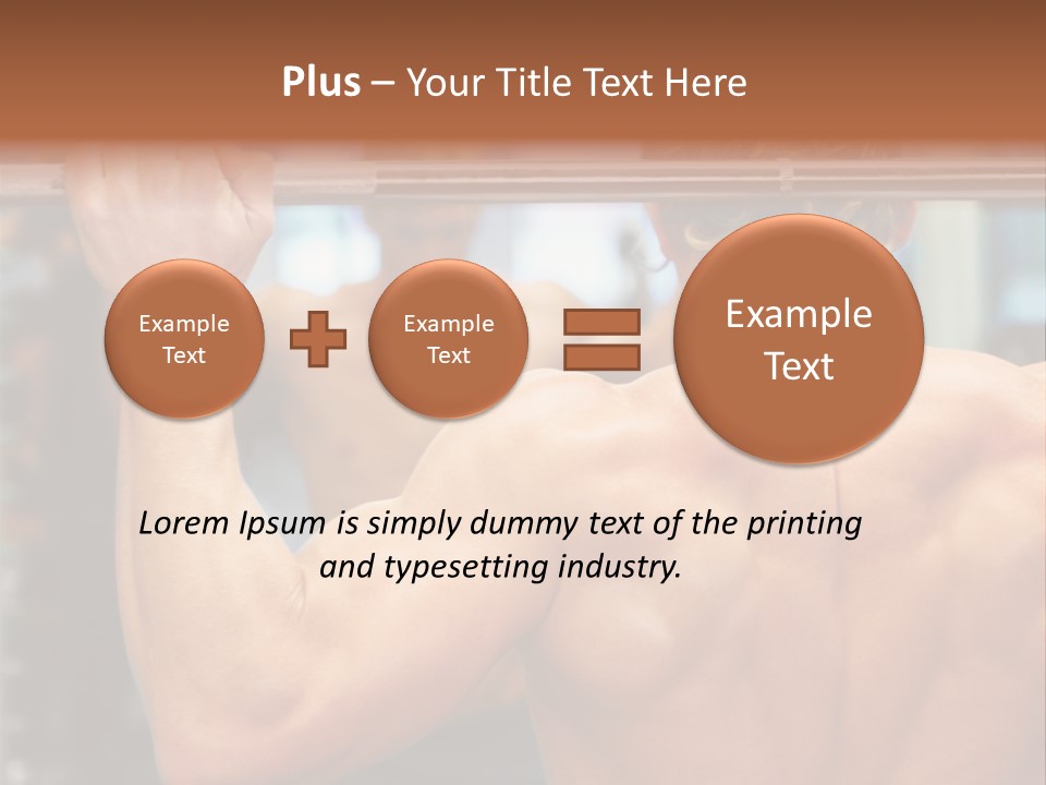 Training Weights Fitness PowerPoint Template