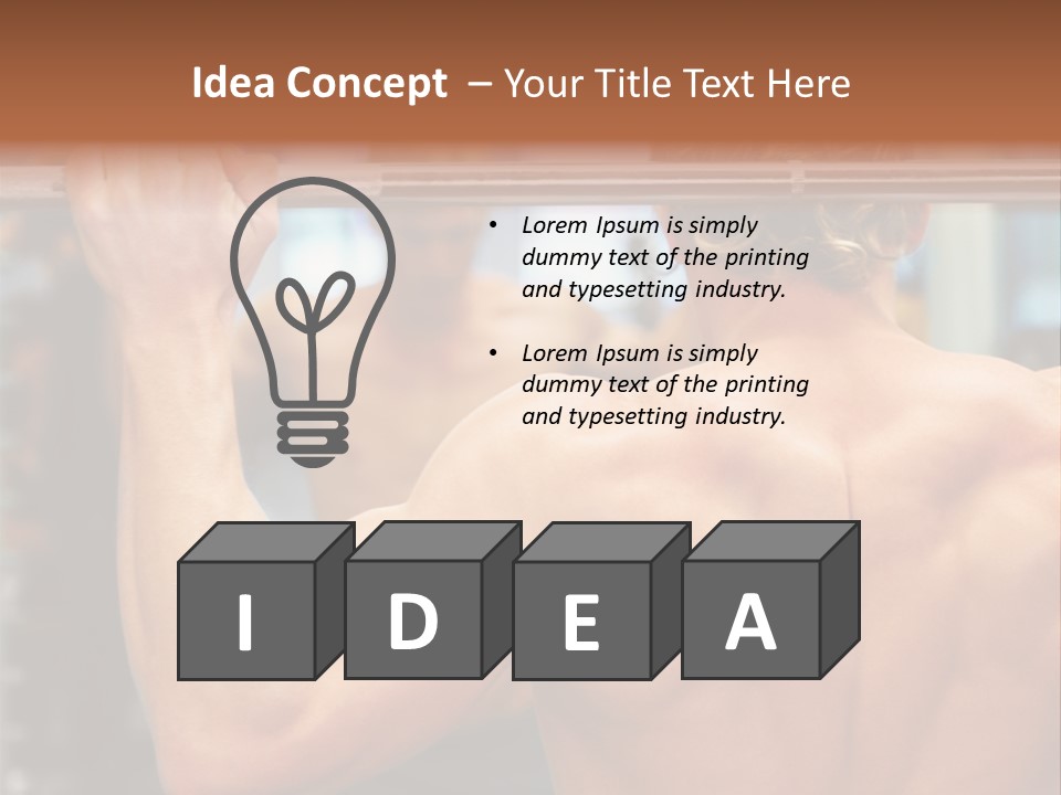Training Weights Fitness PowerPoint Template
