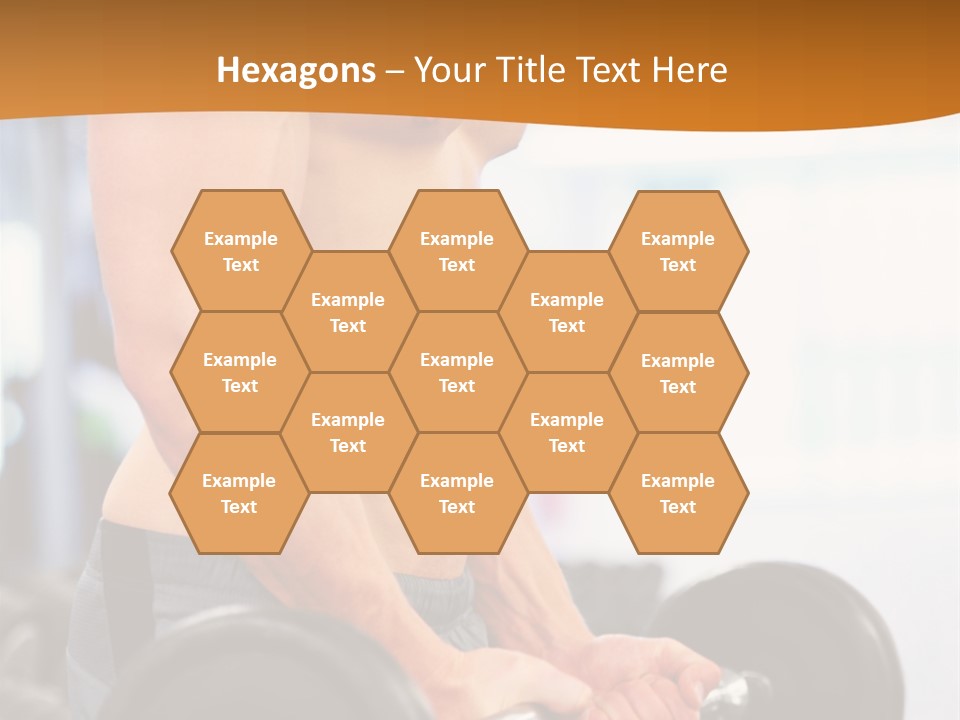 Gyming Focused Healthy PowerPoint Template