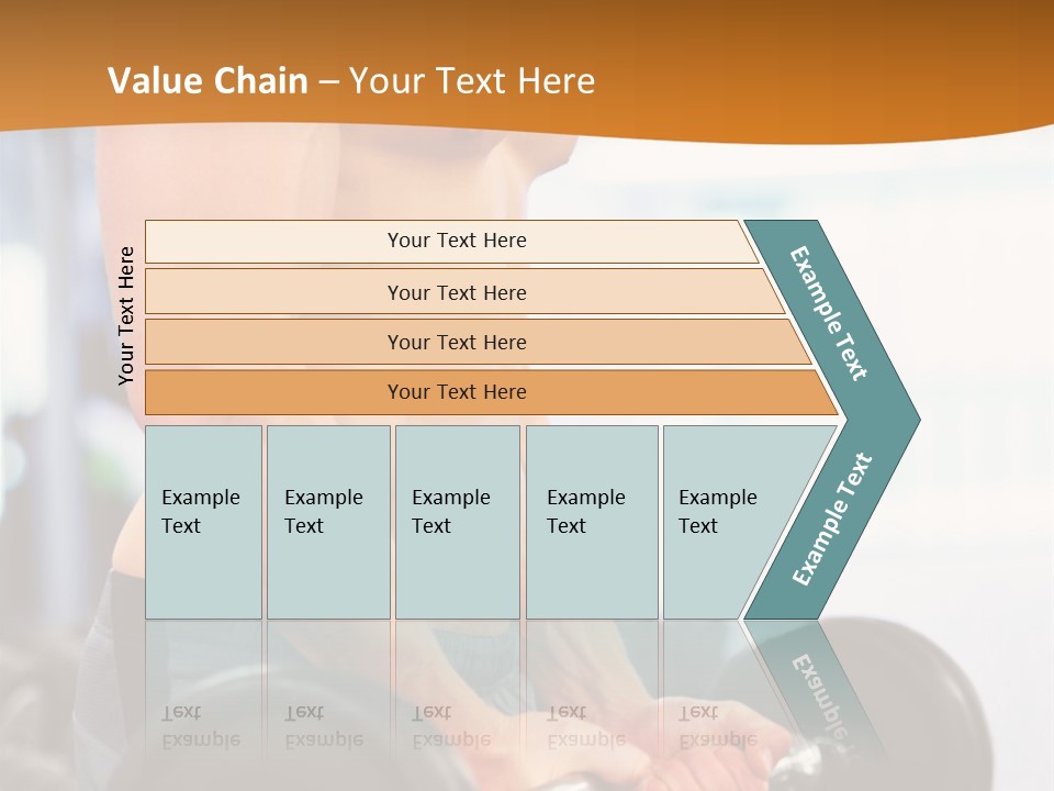 Gyming Focused Healthy PowerPoint Template