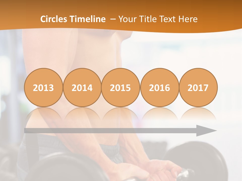 Gyming Focused Healthy PowerPoint Template