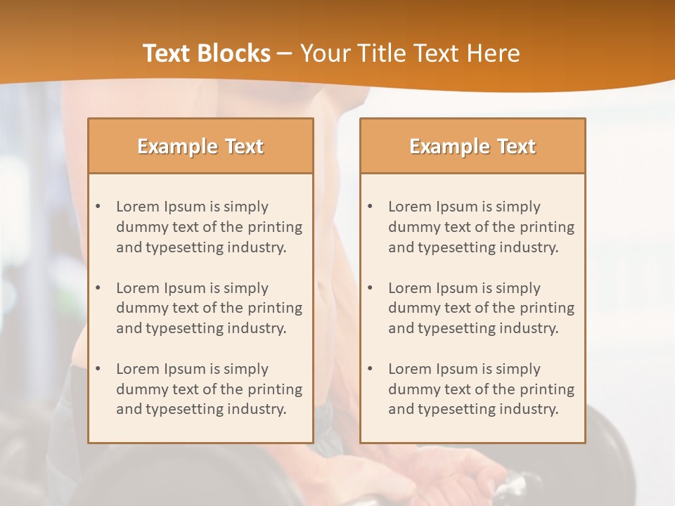 Gyming Focused Healthy PowerPoint Template