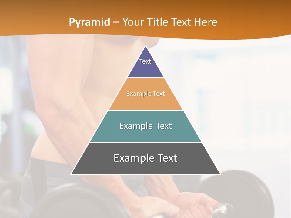Gyming Focused Healthy PowerPoint Template