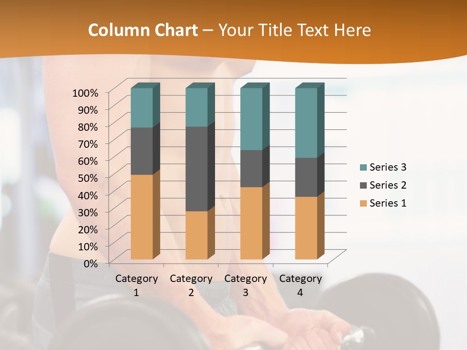 Gyming Focused Healthy PowerPoint Template