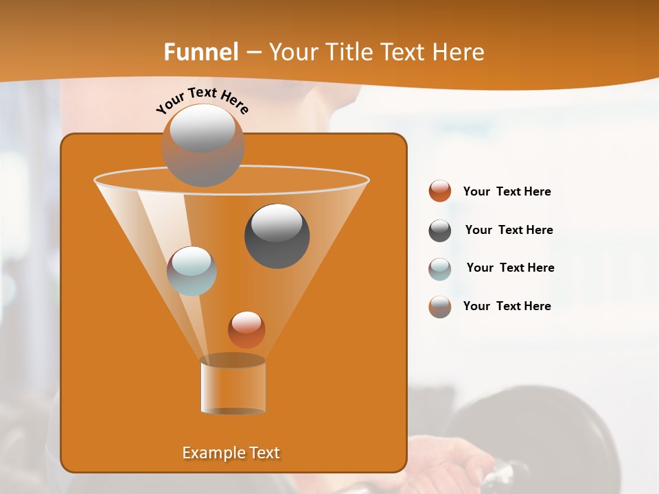 Gyming Focused Healthy PowerPoint Template