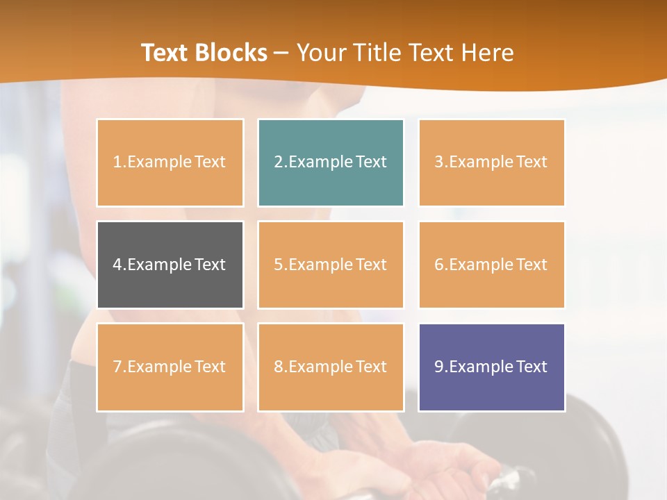 Gyming Focused Healthy PowerPoint Template