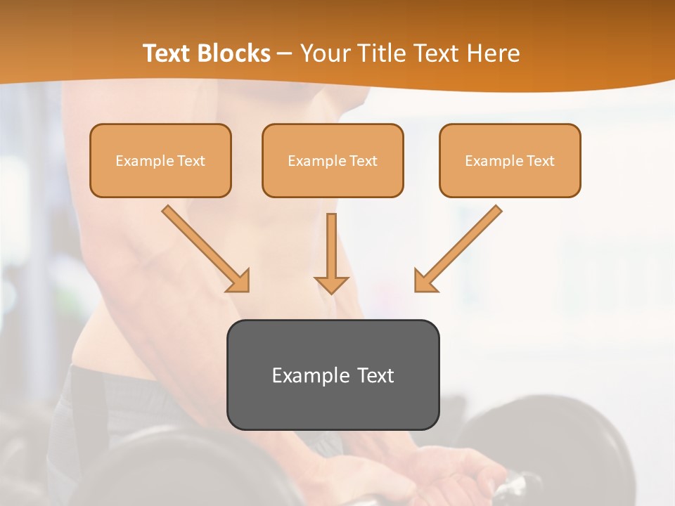Gyming Focused Healthy PowerPoint Template