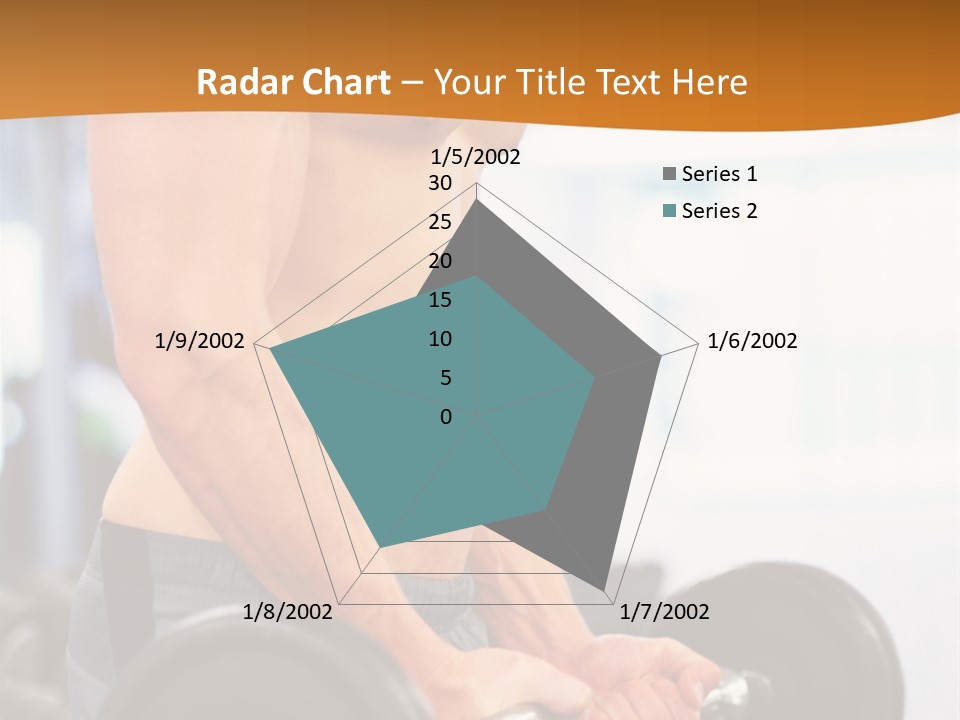 Gyming Focused Healthy PowerPoint Template