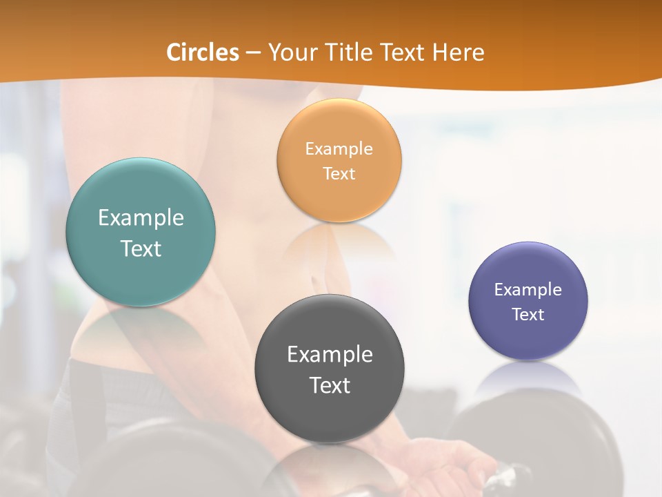 Gyming Focused Healthy PowerPoint Template