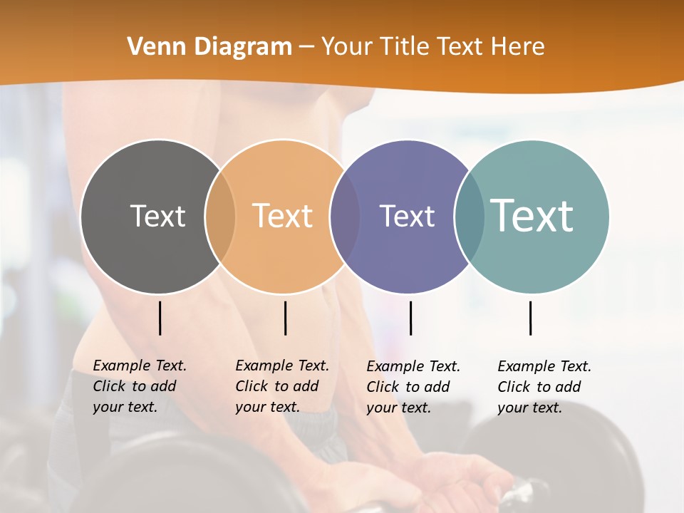 Gyming Focused Healthy PowerPoint Template