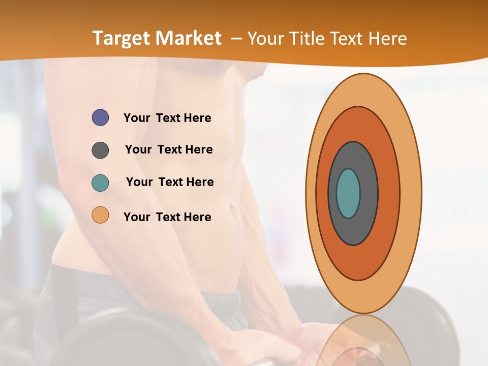 Gyming Focused Healthy PowerPoint Template