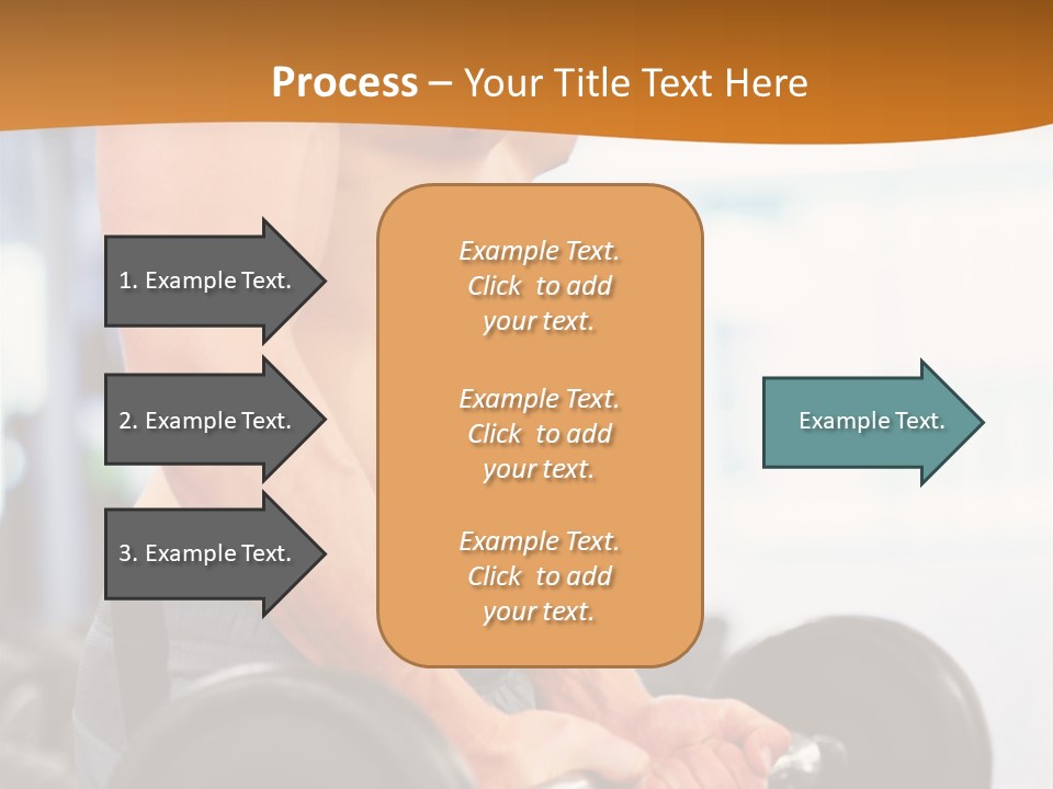 Gyming Focused Healthy PowerPoint Template