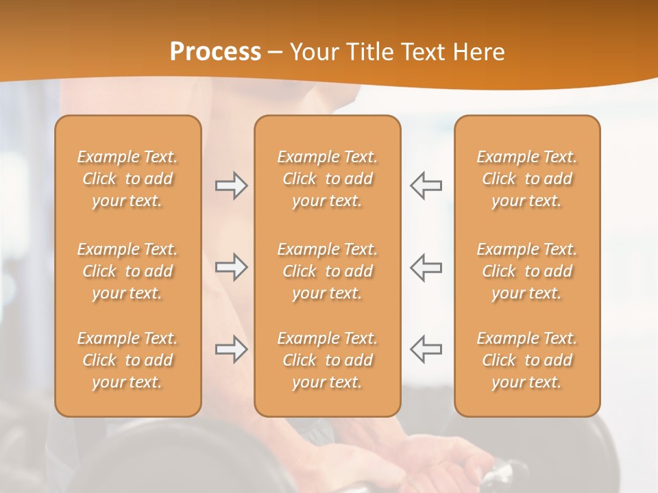 Gyming Focused Healthy PowerPoint Template