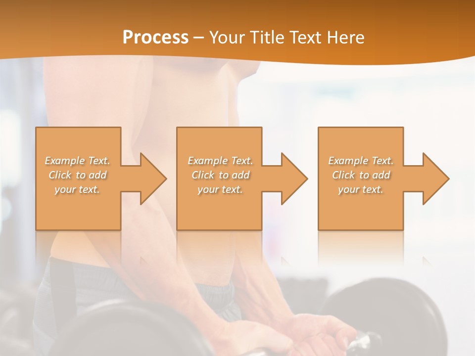 Gyming Focused Healthy PowerPoint Template