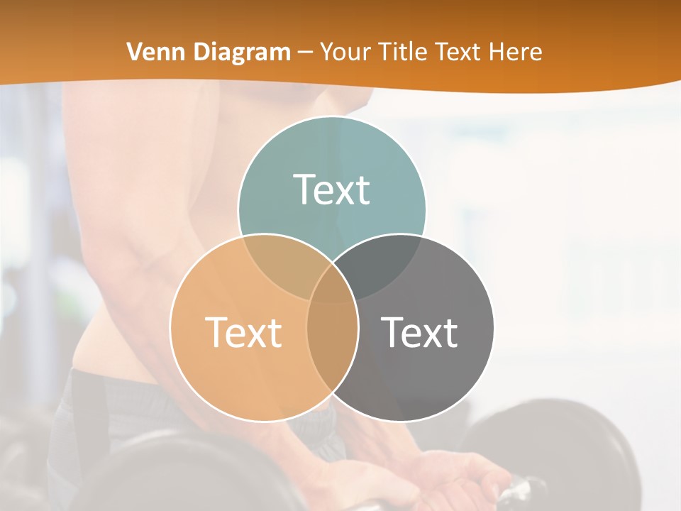 Gyming Focused Healthy PowerPoint Template