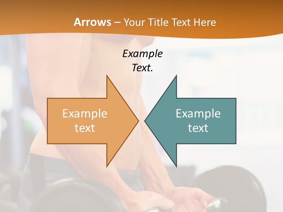 Gyming Focused Healthy PowerPoint Template