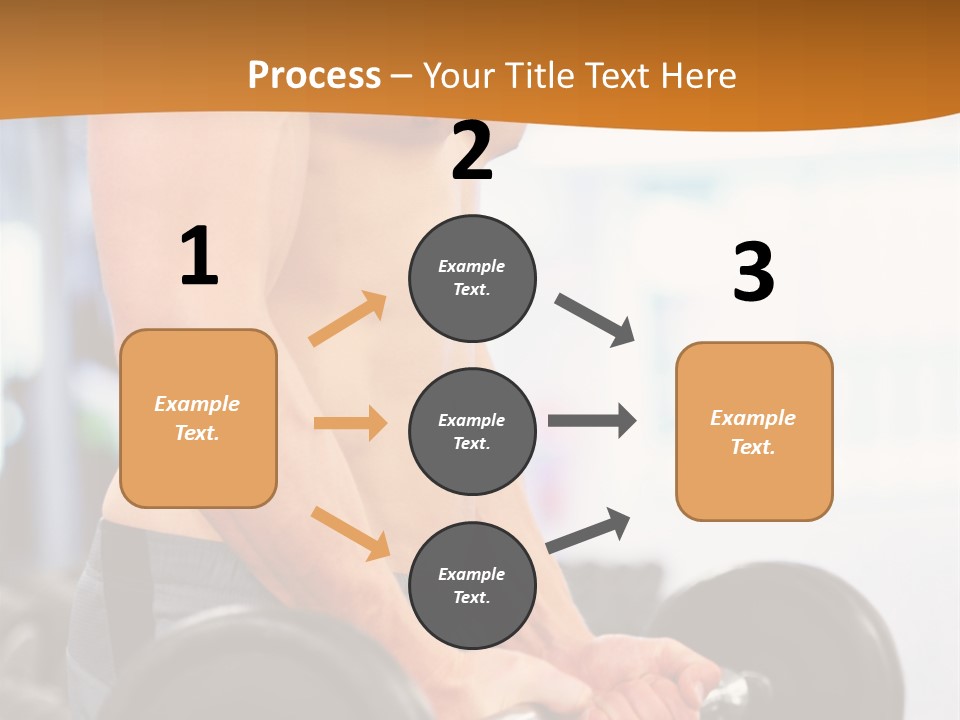 Gyming Focused Healthy PowerPoint Template