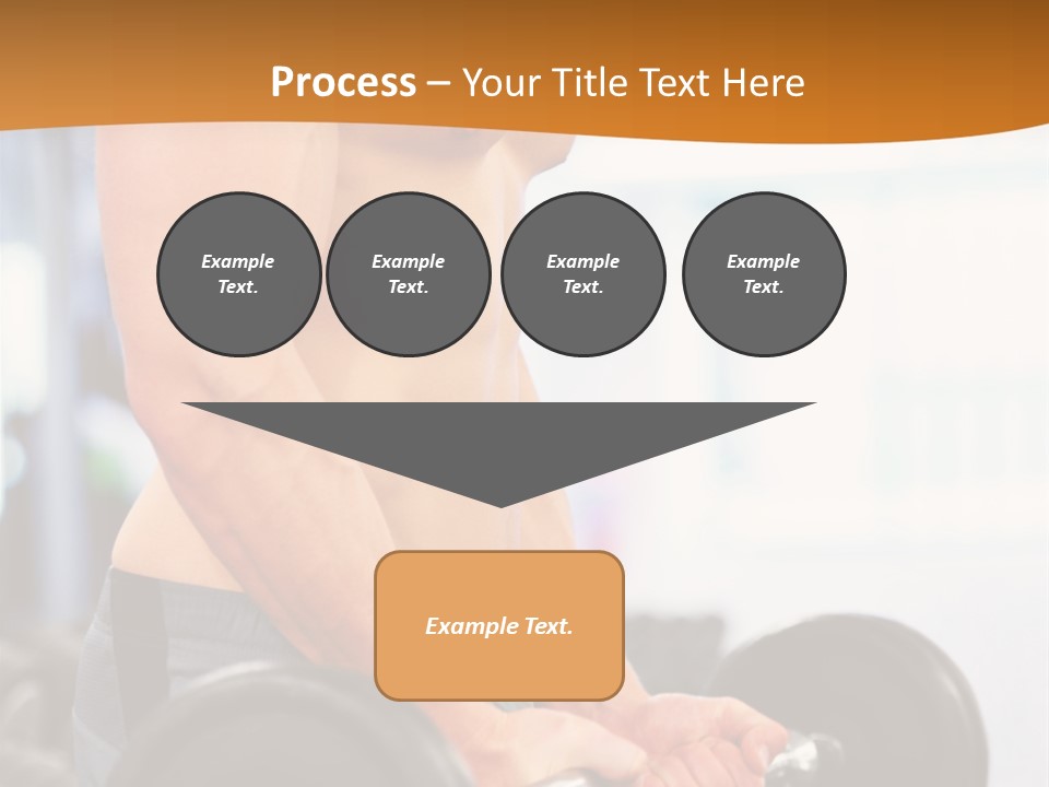 Gyming Focused Healthy PowerPoint Template
