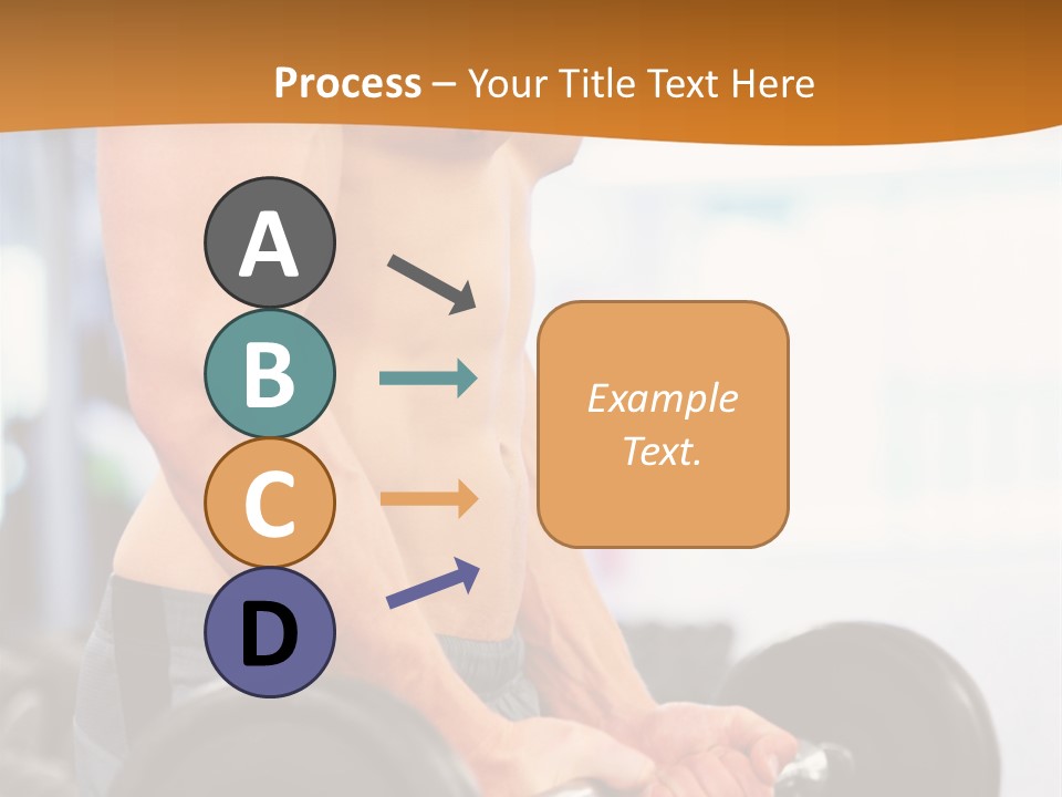 Gyming Focused Healthy PowerPoint Template