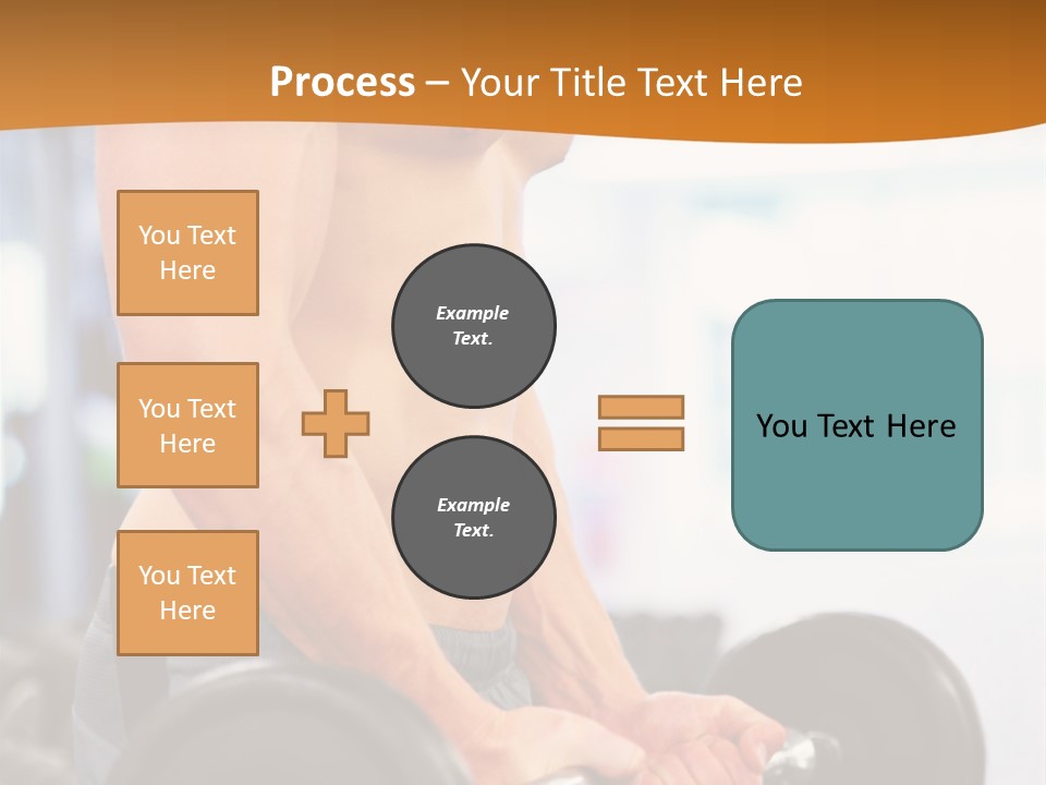 Gyming Focused Healthy PowerPoint Template