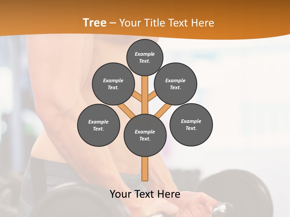Gyming Focused Healthy PowerPoint Template