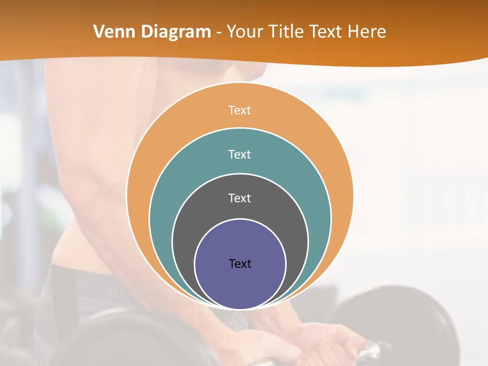 Gyming Focused Healthy PowerPoint Template