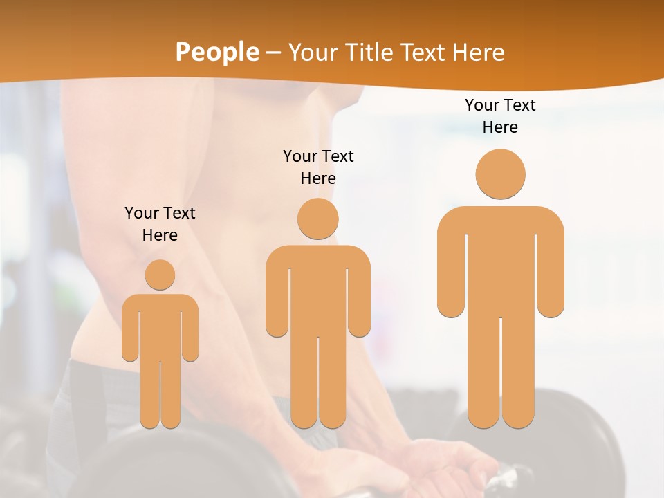 Gyming Focused Healthy PowerPoint Template